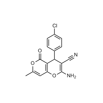 2-Amino-4-(4-chlorophenyl)-7-methyl-5-oxo-4H,5H-pyrano[4,3-b]pyran-3-carbonitrile