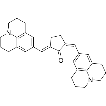 2,5-Bis((2,3,6,7-tetrahydro-1H,5H-pyrido[3,2,1-ij]quinolin-9-yl)methylene)cyclopentan-1-one
