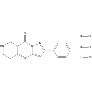 2-Phenyl-6,7,8,8a-tetrahydropyrazolo[1,5-a]pyrido[4,3-d]pyrimidin-9(5H)-one trihydrochloride