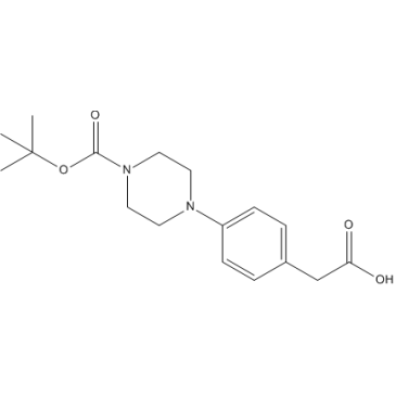 2-(4-(4-(tert-Butoxycarbonyl)piperazin-1-yl)phenyl)acetic acid