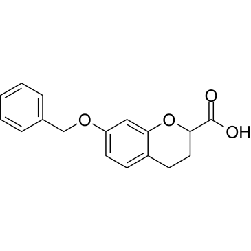 3,4-Dihydro-7-(phenylmethoxy)-2H-1-benzopyran-2-carboxylic acid