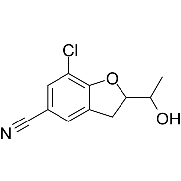7-Chloro-2,3-dihydro-2-(1-hydroxyethyl)-5-benzofurancarbonitrile