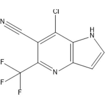 7-Chloro-5-(trifluoromethyl)-1H-pyrrolo[3,2-b]pyridine-6-carbonitrile