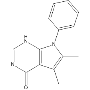 5,6-Dimethyl-7-phenyl-1,7-dihydro-4H-pyrrolo[2,3-d]pyrimidin-4-one