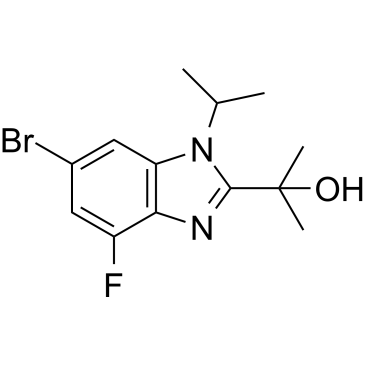 2-(6-bromo-4-fluoro-1-isopropyl-1H-benzo[d]imidazol-2-yl)propan-2-ol