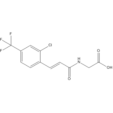 2-[(2E)-3-[2-Chloro-4-(trifluoromethyl)phenyl]prop-2-enamido]acetic acid