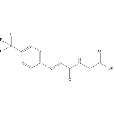 2-[(2E)-3-[4-(Trifluoromethyl)phenyl]prop-2-enamido]acetic acid