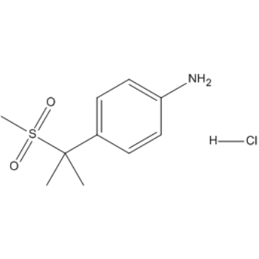 4-(2-(Methylsulfonyl)propan-2-yl)aniline hydrochloride