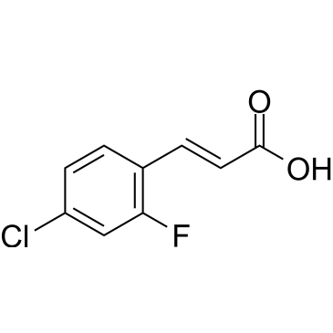 (2E)-3-(4-Chloro-2-fluorophenyl)-2-propenoic acid