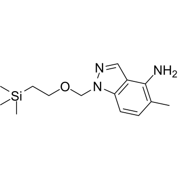 5-Methyl-1-((2-(trimethylsilyl)ethoxy)methyl)-1H-indazol-4-amine