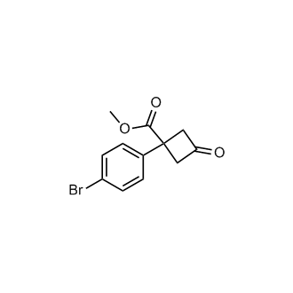 Methyl 1-(4-bromophenyl)-3-oxocyclobutane-1-carboxylate