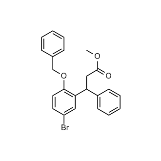 Methyl 3-(2-(benzyloxy)-5-bromophenyl)-3-phenylpropanoate