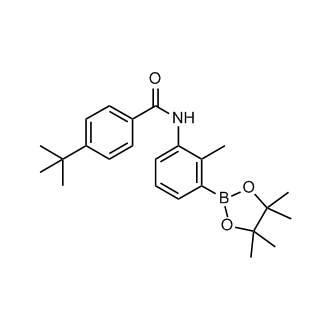 N-[2-Methyl-3-(4,4,5,5-tetramethyl[1,3,2]dioxaborolan-2-yl)phenyl]-4-(tert-butyl)benzamide