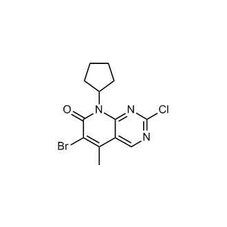 6-Bromo-2-chloro-8-cyclopentyl-5-methylpyrido[2,3-d]pyrimidin-7(8H)-one