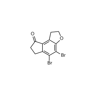 4,5-Dibromo-6,7-dihydro-1H-indeno[5,4-b]furan-8(2H)-one