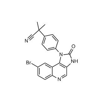 2-[4-(8-Bromo-2-oxo-2,3-dihydroimidazo[4,5-c]quinolin-1-yl)phenyl]-2-methylpropionitrile