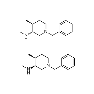 (3R,4R)-1-benzyl-N,4-dimethylpiperidin-3-amine，(3S,4S)-1-benzyl-N,4-dimethylpiperidin-3-amine （1：1）