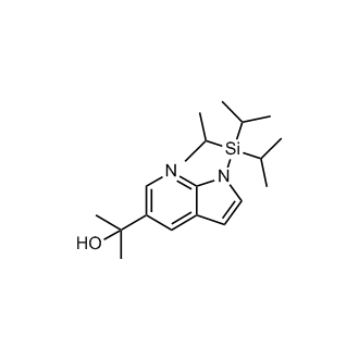 2-(1-(Triisopropylsilyl)-1H-pyrrolo[2,3-b]pyridin-5-yl)propan-2-ol