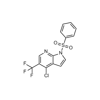 4-Chloro-1-(phenylsulfonyl)-5-(trifluoromethyl)-1H-pyrrolo[2,3-b]pyridine