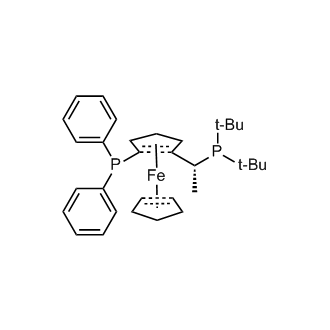 (R)-1-[(SP)-2-(Diphenylphosphino)ferrocenyl]ethyldi-tert-butylphosphine