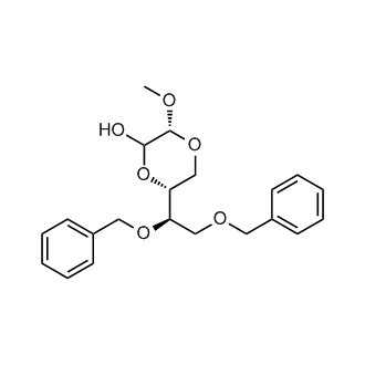 (3R,6R)-6-((R)-1,2-bis(benzyloxy)ethyl)-3-methoxy-1,4-dioxan-2-ol