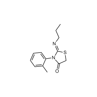 3-(2-Methylphenyl)-2-((Z)-propylimino)thiazolidin-4-one