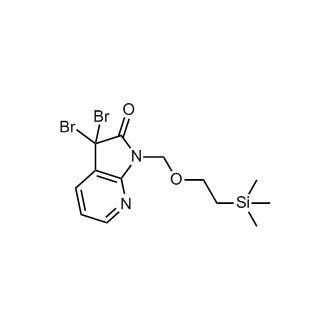 3,3-Dibromo-1-((2-(trimethylsilyl)ethoxy)methyl)-1H-pyrrolo[2,3-b]pyridin-2(3H)-one