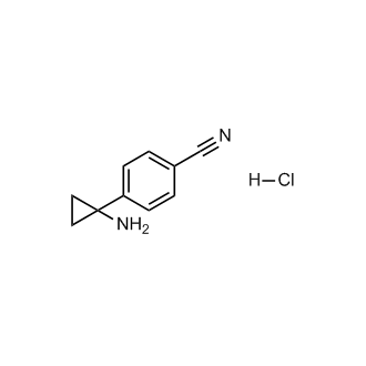 4-(1-Aminocyclopropyl)benzonitrile hydrochloride