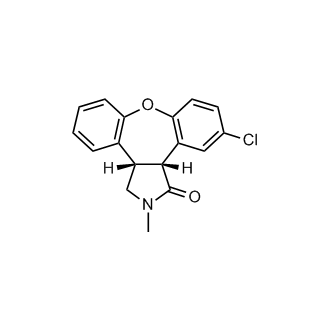 rel-(3aR,12bS)-11-chloro-2-methyl-2,3,3a,12b-tetrahydro-1H-dibenzo[2,3:6,7]oxepino[4,5-c]pyrrol-1-one