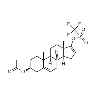 (3S,8R,9S,10R,13S,14S)-10,13-dimethyl-17-(trifluoromethylsulfonyloxy)-2,3,4,7,8,9,10,11,12,13,14,15-dodecahydro-1H-cyclopenta[a]phenanthren-3-yl acetate