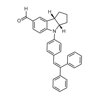 (3aS,8bS)-4-(4-(2,2-diphenylvinyl)phenyl)-1,2,3,3a,4,8b-hexahydrocyclopenta[b]indole-7-carbaldehyde