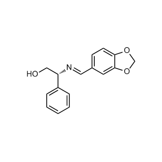 (R,E)-2-(benzo[d][1,3]dioxol-5-ylmethyleneamino)-2-phenylethanol