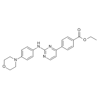 Ethyl 4-(2-(4-morpholinophenylamino)pyrimidin-4-yl)benzoate