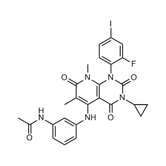 N-(3-(3-cyclopropyl-1-(2-fluoro-4-iodophenyl)-6,8-dimethyl-2,4,7-trioxo-1,2,3,4,7,8-hexahydropyrido[2,3-d]pyrimidin-5-ylamino)phenyl)acetamide