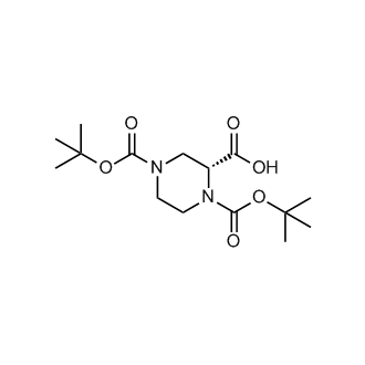 (R)-1,4-Bis(tert-butoxycarbonyl)piperazine-2-carboxylic acid