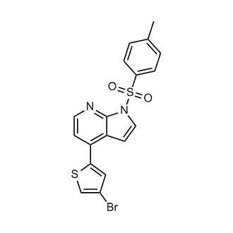 4-(4-Bromothiophen-2-yl)-1-tosyl-1H-pyrrolo[2,3-b]pyridine