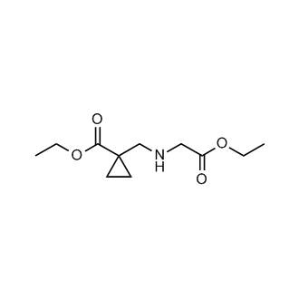 Ethyl 1-((2-ethoxy-2-oxoethylamino)methyl)cyclopropanecarboxylate