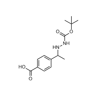 4-(1-(2-(tert-Butoxycarbonyl)hydrazinyl)ethyl)benzoic acid