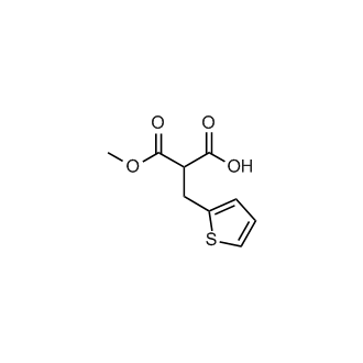 3-Methoxy-3-oxo-2-(thiophen-2-ylmethyl)propanoic acid