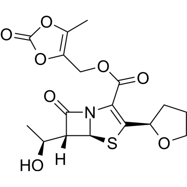 (5S,6R)-(5-methyl-2-oxo-1,3-dioxol-4-yl)methyl 6-((S)-1-hydroxyethyl)-7-oxo-3-((R)-tetrahydrofuran-2-yl)-4-thia-1-azabicyclo[3.2.0]hept-2-ene-2-carboxylate