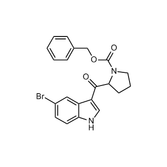 Benzyl 2-(5-bromo-1H-indole-3-carbonyl)pyrrolidine-1-carboxylate