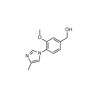(3-Methoxy-4-(4-methyl-1H-imidazol-1-yl)phenyl)methanol