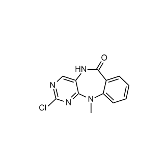 2-Chloro-11-methyl-5H-benzo[e]pyrimido[5,4-b][1,4]diazepin-6(11H)-one