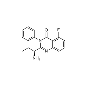 (S)-2-(1-aminopropyl)-5-fluoro-3-phenylquinazolin-4(3H)-one