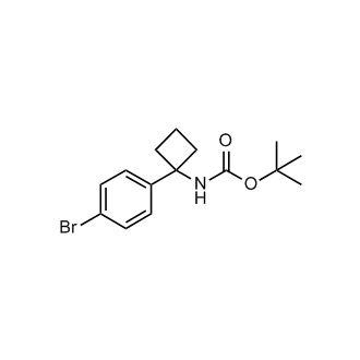 tert-Butyl 1-(4-bromophenyl)cyclobutylcarbamate