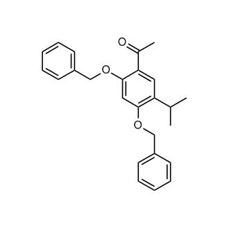 1-(2,4-Bis(benzyloxy)-5-isopropylphenyl)ethanone