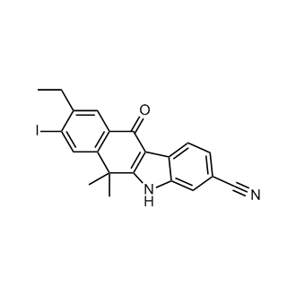 9-Ethyl-8-iodo-6,6-dimethyl-11-oxo-6,11-dihydro-5H-benzo[b]carbazole-3-carbonitrile