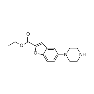 Ethyl 5-(piperazin-1-yl)benzofuran-2-carboxylate