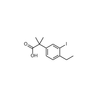 2-(4-Ethyl-3-iodophenyl)-2-methylpropanoic acid