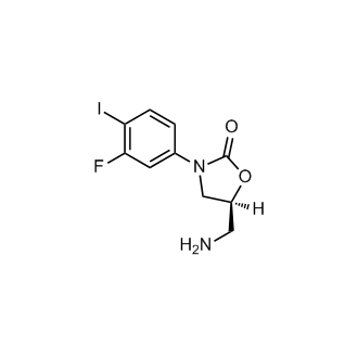 (S)-5-(aminomethyl)-3-(3-fluoro-4-iodophenyl)oxazolidin-2-one